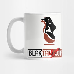 balck tan love coffee Mug